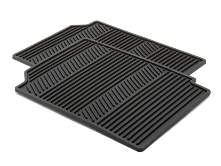 Second-Row Premium All-Weather Floor Mats in Black/