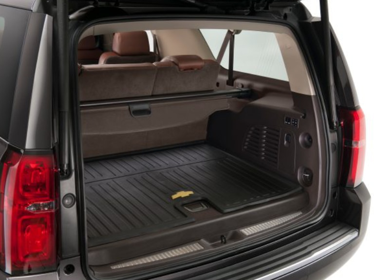 Premium All-Weather Cargo Area Mat in Jet Black with Bowtie Logo/