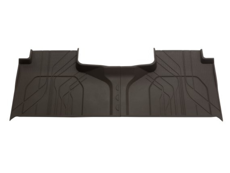 Second-Row Interlocking Premium All-Weather Floor Liners in Very Dark Atmosphere/