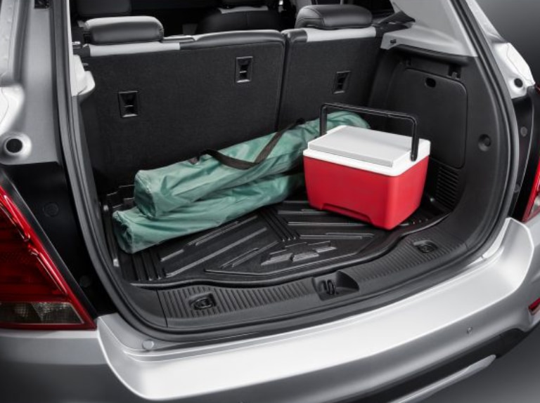 Premium All-Weather Cargo Area Tray in Jet Black with Bowtie Logo/