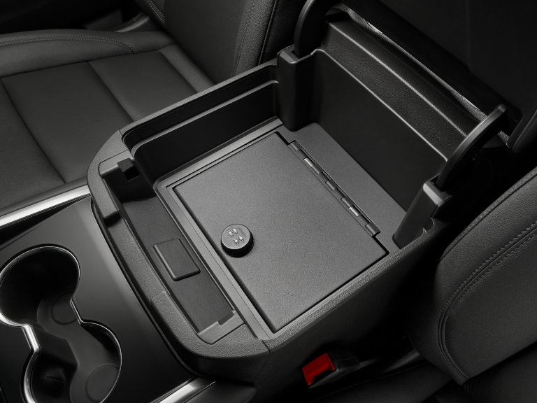 Console-Mounted Safe/